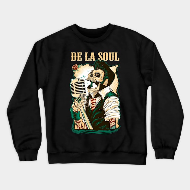 DE LA SOUL RAPPER Crewneck Sweatshirt by Tronjoannn-maha asyik 